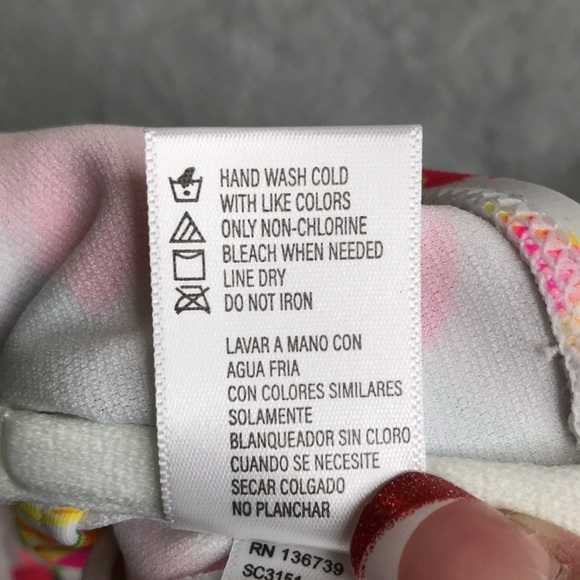 Salt + Cove Hibiscus Knot-Front One-Piece Swimsuit, Size Small New - Picture 11 of 12